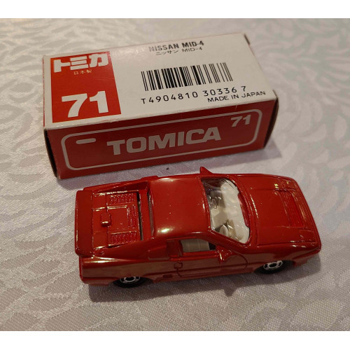Tomica No 71 Nissan Mid-4 (Made in Japan) Perfect Box Magic Colour